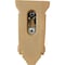 Ekena Millwork 5 1/4"W x 5 1/4"D x 9 1/2"H Devon Traditional Wood Corbel, Red Oak CORW05X05X09DERO - alternate 2